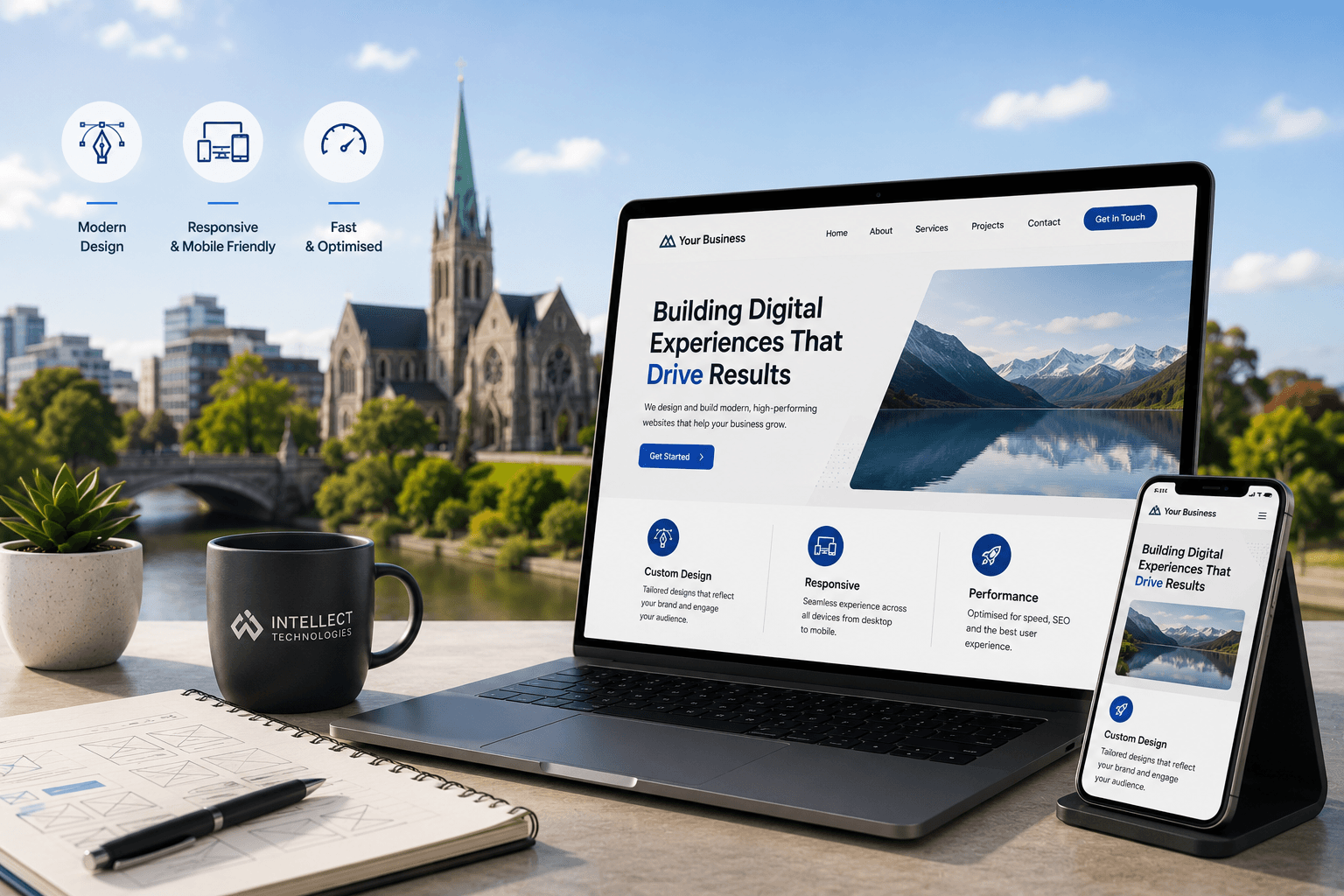 Website design for Christchurch
