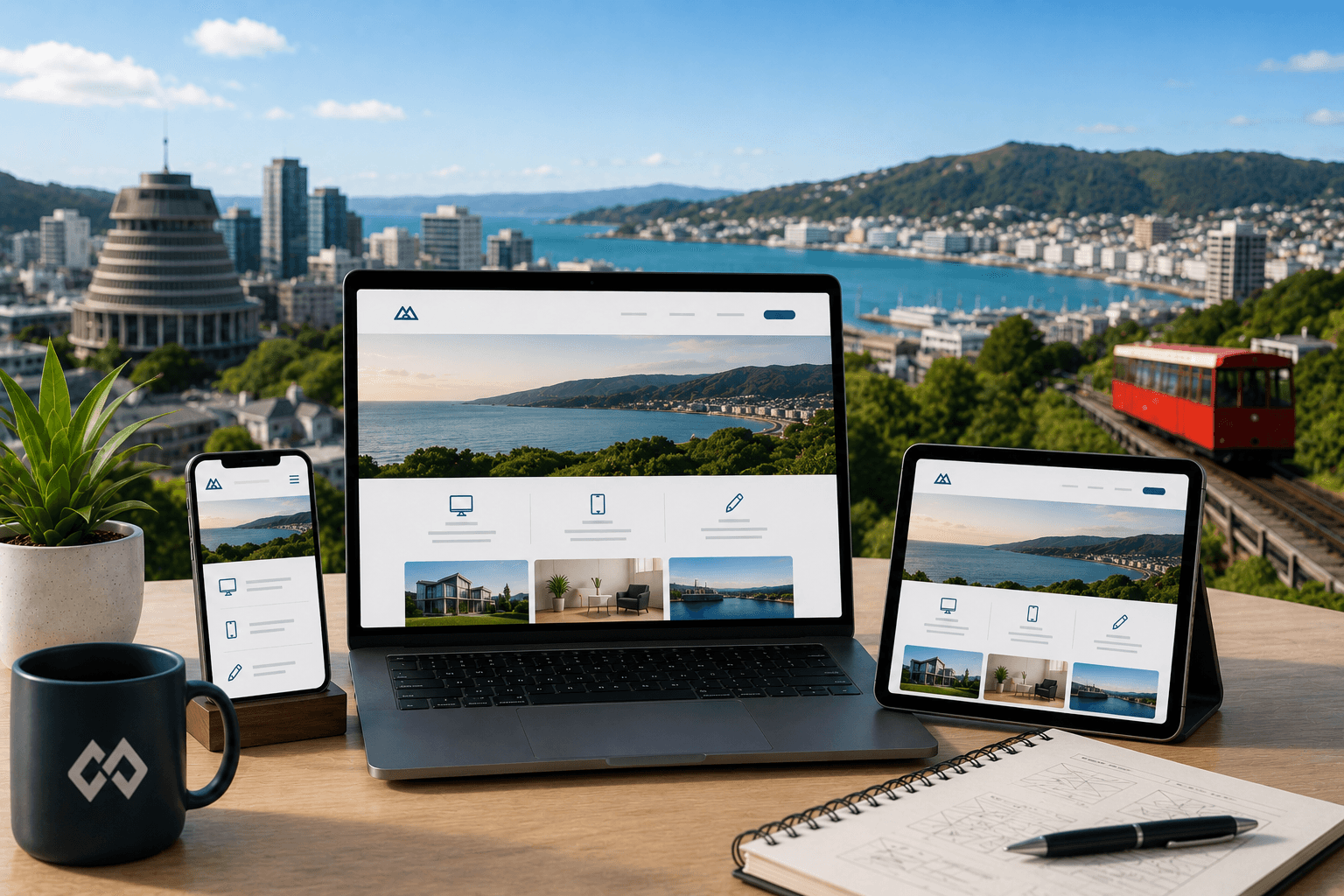 Website design for Wellington