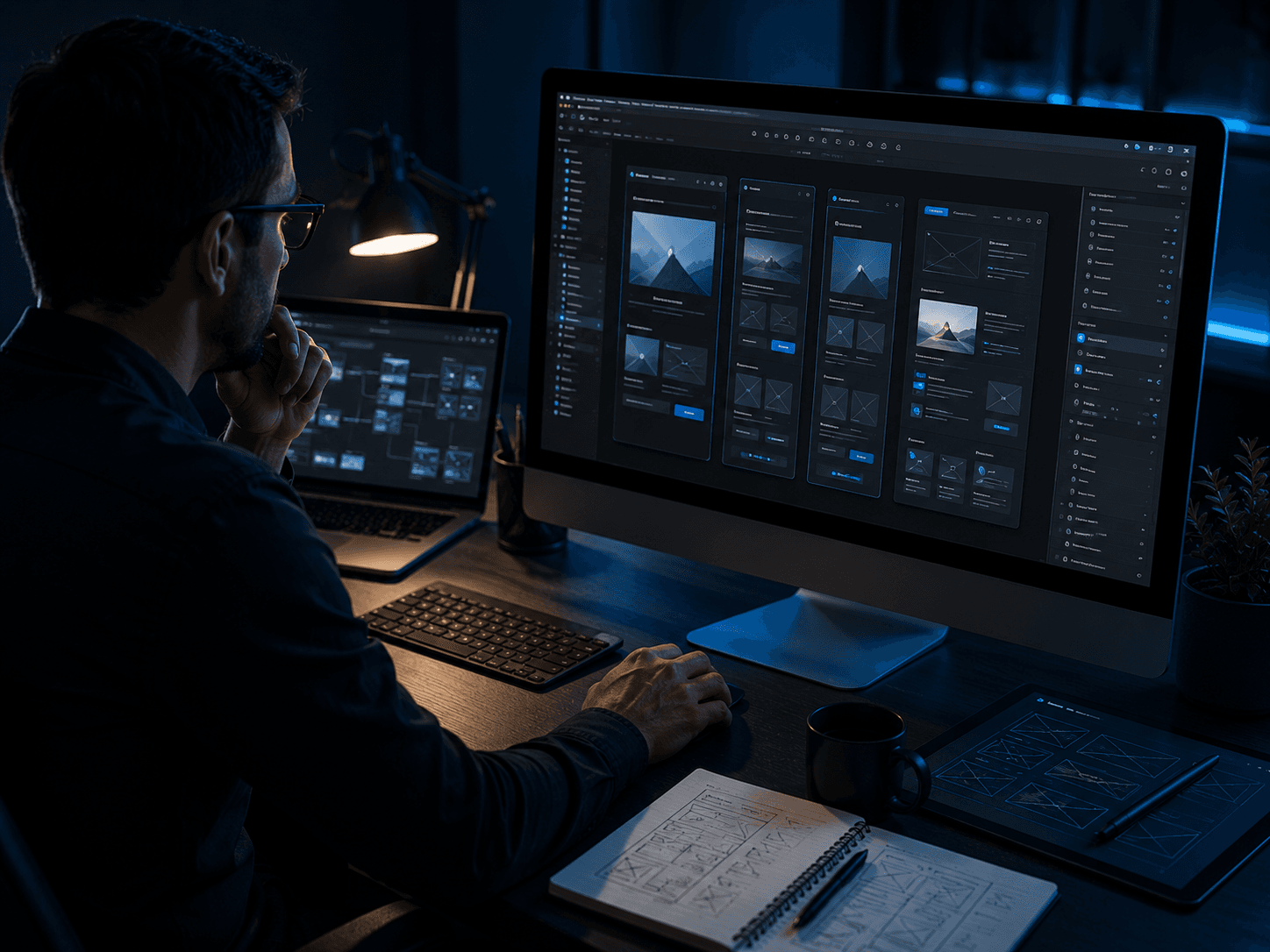 Website and UX design process